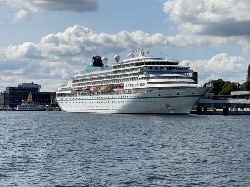 Amera cruise ship in Kiel