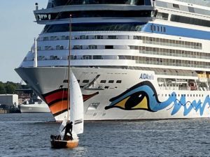 AIDAbella verlässt Kiel 15.5.2022 AIDA Cruises