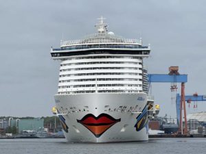 AIDAnova Erstanlauf Kiel 14.5.2022 German Naval Yards