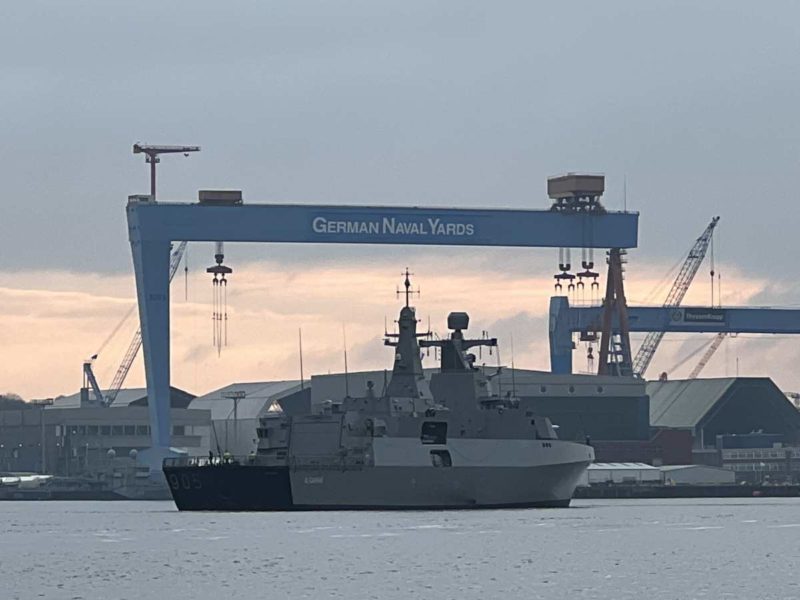 Al-Qahhar naval ship TKMS Kiel