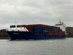 Energy Containerschiff Nord-Ostsee-Kanal