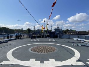 Fregatte Nordrhein-Westfalen (F 223) Hubschrauber Landeplatz