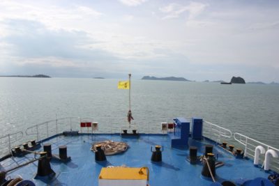 Ferry in the Gulf of Thailand - Surat Thani - Koh Samui car ferry
