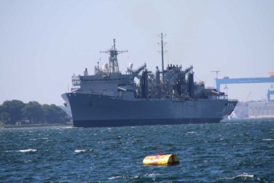Fleet supplier USNS Supply in Kiel