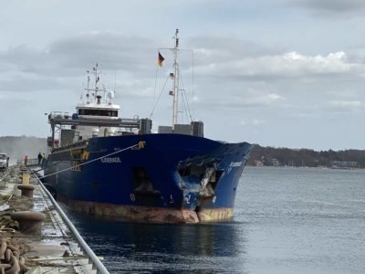 Frachtschiff Bjoerkoe 29.3.2022