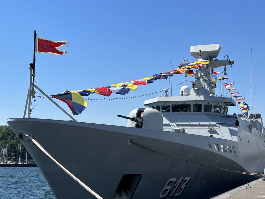 Open Ship Fregatte 613 Tarik Ben Ziyad Marokkanische Marine in Kiel 24. ...