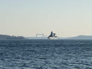 Kieler Förde Fregatte Hessen (F 221)