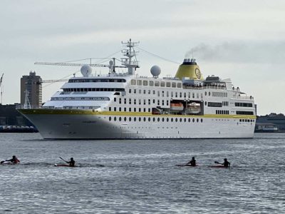 Kiel Fjord cruise ship MS Hamburg