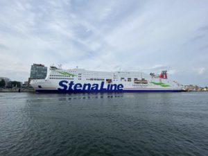 Kieler Förde Stena Line Fähre am Schwedenkai