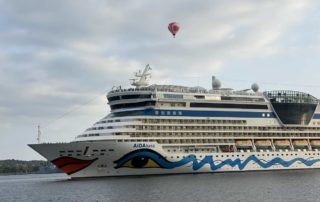 AIDAluna cruise ship in Kiel