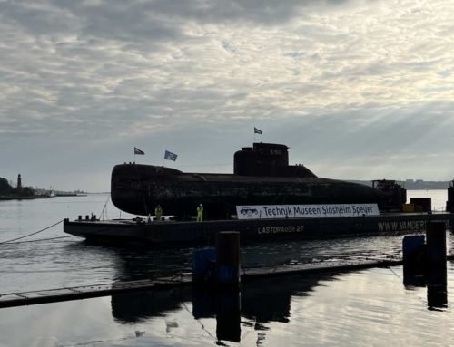 U-Boot U 17 Transport von Kiel durch den Nord-Ostsee-Kanal