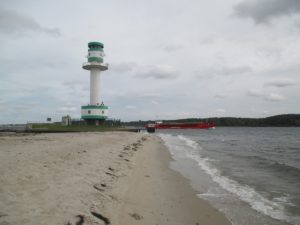 Leuchtturm Falckensteiner Strand an der Kieler Förde