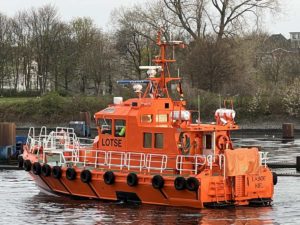 Lotsenboot Laboe am Nord-Ostsee-Kanal 29.4.2023
