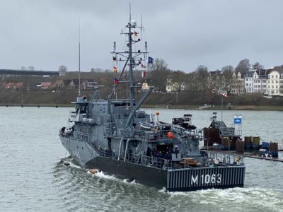 M 1063 Bad Bevensen Minenjagdboot Nord-Ostsee-Kanal