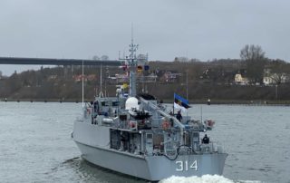 M 314 minehunter Sakala Estonian Navy