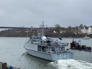 M 314 Sakala Minenjagdboot Nord-Ostsee-Kanal
