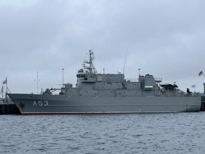 Navy ship A53 Virsaitis Latvian Navy