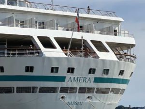 Kreuzfahrtschiff MS Amera Heck