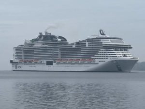 MSC Grandiosa Ankunft Kiel 7.5.2022