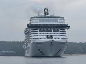 MSC Grandiosa Ankunft Kiel 7.5.2022 MSC Cruises