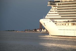 MSC Seaview Kiel Fjord cruise ship