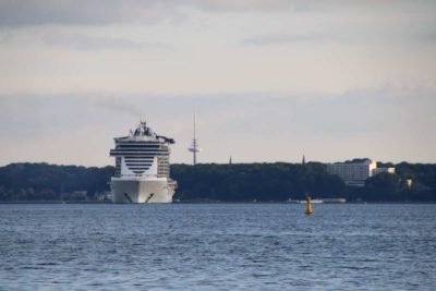 MSC Seaview cruise ship in Kiel
