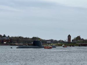 Nord-Ostsee-Kanal Impeccable U-Boot 28.4.2023