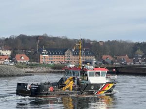 Polizeiboot Bussard Nord-Ostsee-Kanal
