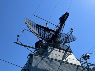 Radar installation naval ship