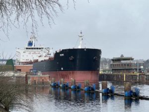 Roma Tanker Nord-Ostsee-Kanal Schleuse