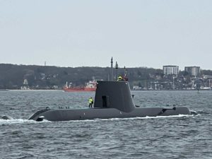 RSS Impeccable U-Boot Kieler Förde 28.4.2023