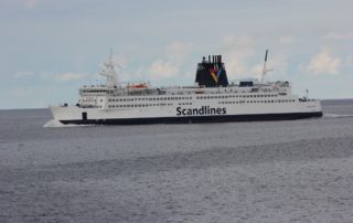 Scandlines Fähre Prins Joachim auf der Ostsee zwischen Rostock und Gedser