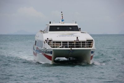 Ferry Nathon Surat Thani in Thailand - Koh Samui - mainland ferry connection