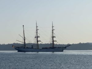 Segelschulschiff Gorch Fock Kieler Förde 25.3.2022