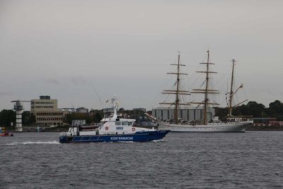 Gorch Fock Segelschulschiff und Küstenwache