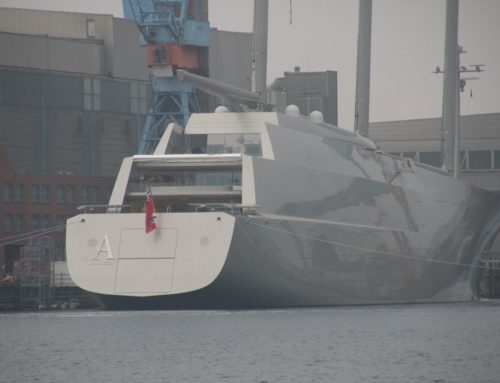Megayacht Sailing Yacht A (SY A) in Italien beschlagnahmt