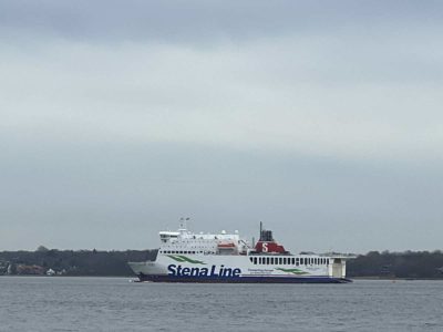 Stena Line Ferry Stena Vinga in the Kiel Fjord