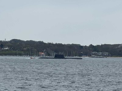 TKMS Submarine Impeccable in the Kiel Fjord