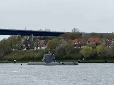 U-Boot Impeccable im Nord-Ostsee-Kanal