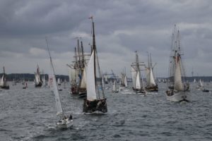 Kieler Woche Windjammerparade 2018 Schiffe auf der Kieler Förde
