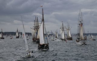 Kieler Woche Windjammerparade 2018 Schiffe auf der Kieler Förde
